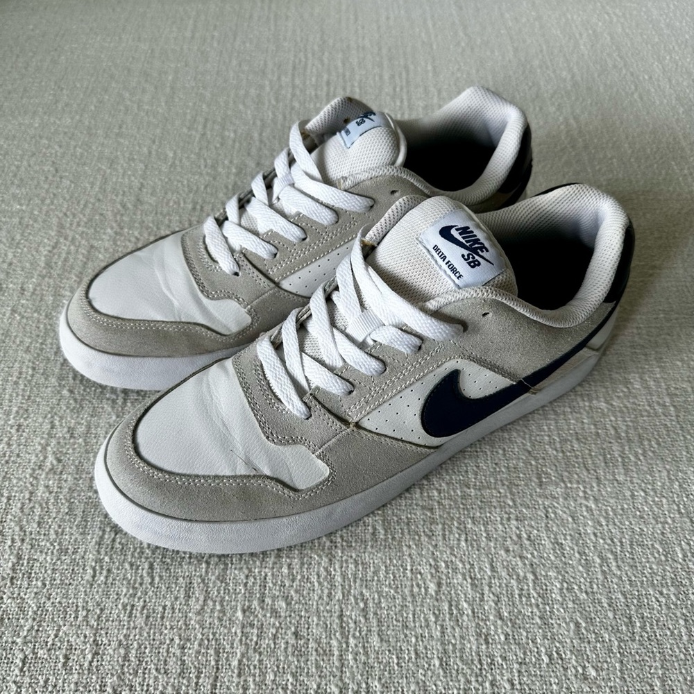 Nike SB Delta Force White Navy - Men’s Size 9